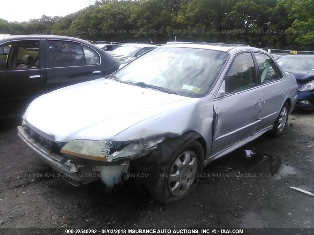 1HGCG66892A003339 - 2002 HONDA ACCORD EX/SE SILVER photo 2