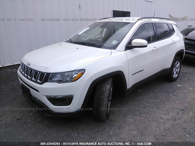 3C4NJDBB3JT176070 - 2018 JEEP COMPASS LATITUDE 白色 照片 2