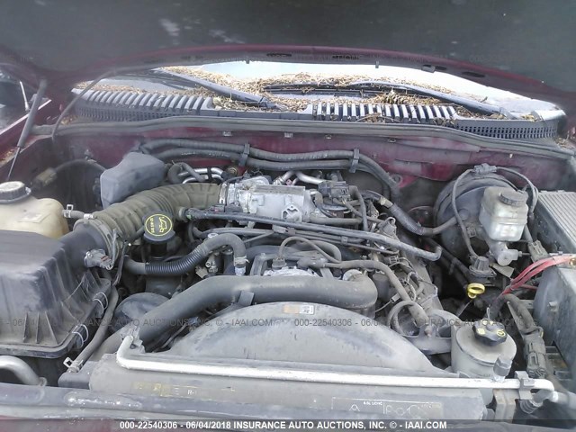 1FMDU75W84ZA84951 - 2004 FORD EXPLORER LIMITED 栗色 照片 10