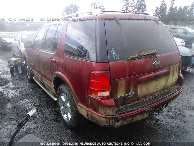 1FMDU75W84ZA84951 - 2004 FORD EXPLORER LIMITED 栗色 照片 3