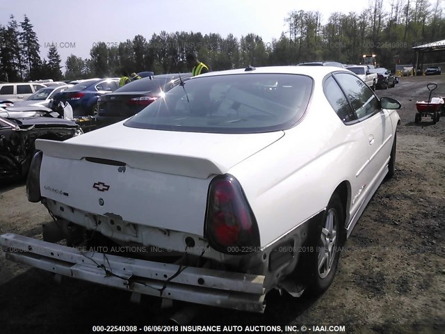 2G1WX15K939231519 - 2003 CHEVROLET MONTE CARLO SS თეთრი ფოტო 4