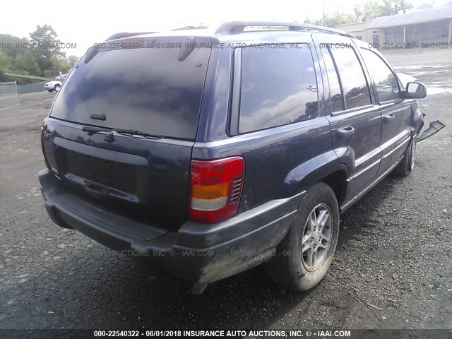 1J4GW48S64C400833 - 2004 JEEP GRAND CHEROKEE LAREDO/COLUMBIA/FREEDOM 蓝色 照片 4
