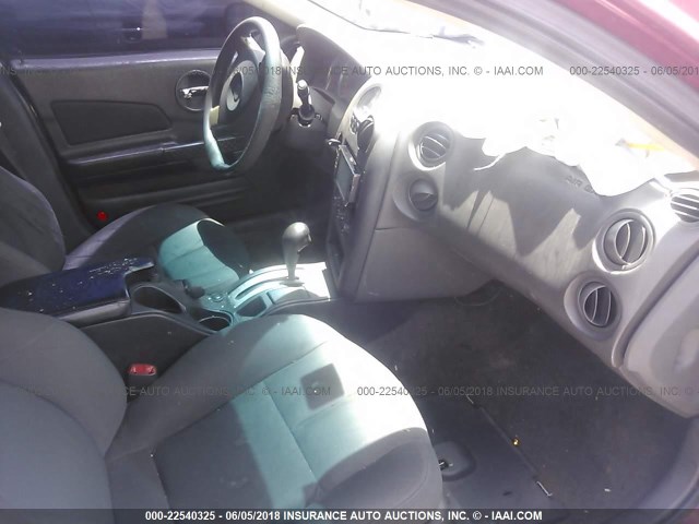 2G2WP522X51195266 - 2005 PONTIAC GRAND PRIX BURGUNDY photo 5
