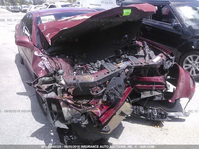 2G2WP522X51195266 - 2005 PONTIAC GRAND PRIX BURGUNDY photo 6
