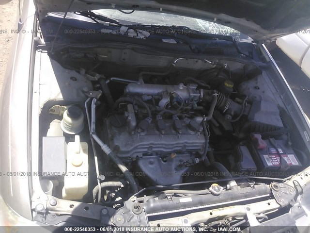 3N1CB51D24L866607 - 2004 NISSAN SENTRA 1.8/1.8S GOLD photo 10