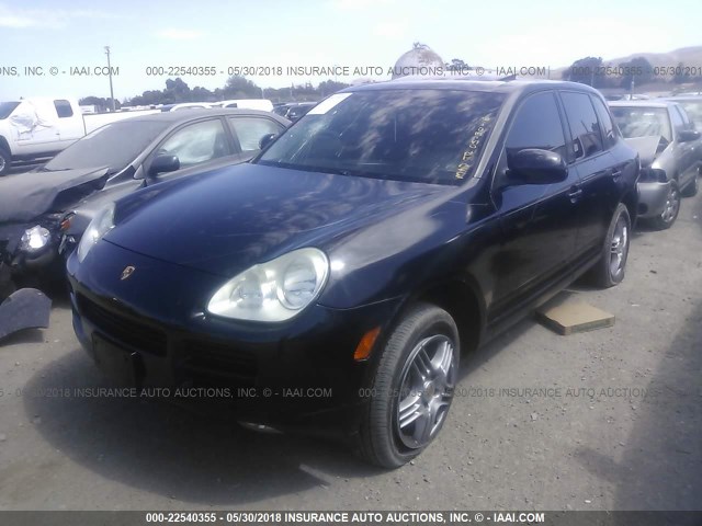 WP1AB29PX6LA66037 - 2006 PORSCHE CAYENNE S BLACK photo 2