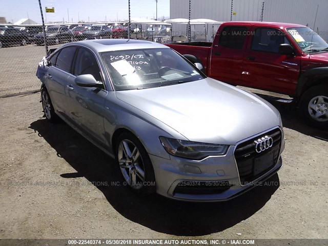 WAUHMAFC4EN008544 - 2014 AUDI A6 PRESTIGE ვერცხლისფერი ფოტო 1