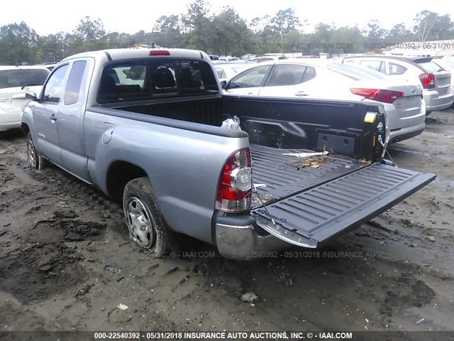 5TFTX4CNXFX062013 - 2015 TOYOTA TACOMA ACCESS CAB Күміс фото 3