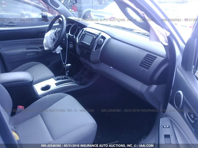 5TFTX4CNXFX062013 - 2015 TOYOTA TACOMA ACCESS CAB Күміс фото 5