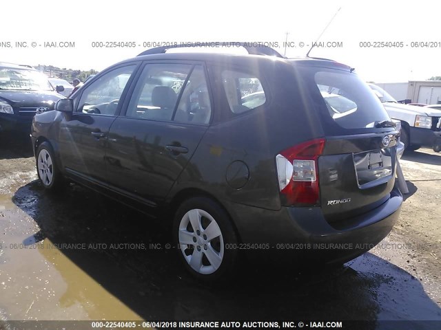 KNAFG528197254565 - 2009 KIA RONDO LX/EX BROWN photo 3