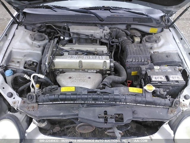 KMHWF25S34A945258 - 2004 HYUNDAI SONATA GL SILVER photo 10