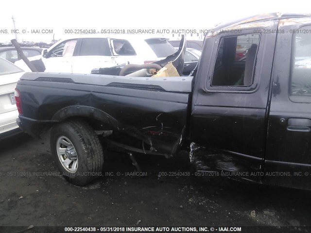 1FTYR14V02TA68899 - 2002 FORD RANGER SUPER CAB BLACK photo 6