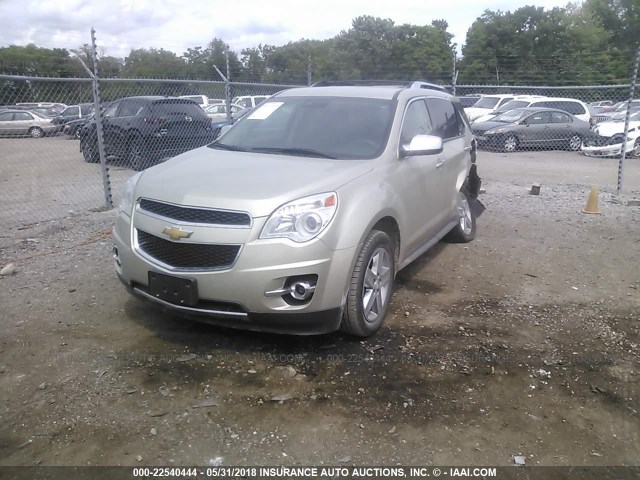 2GNALDEK2E6231467 - 2014 CHEVROLET EQUINOX LTZ GOLD photo 2