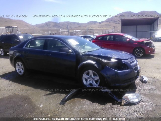 1G1ZB5E1XBF330477 - 2011 CHEVROLET MALIBU LS 深蓝色 照片 1