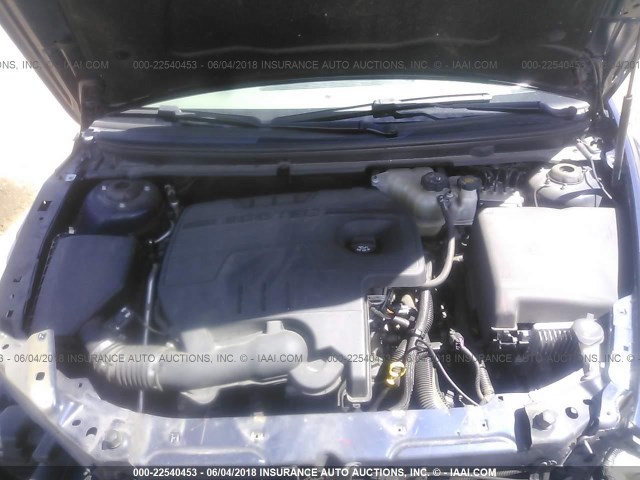 1G1ZB5E1XBF330477 - 2011 CHEVROLET MALIBU LS 深蓝色 照片 10