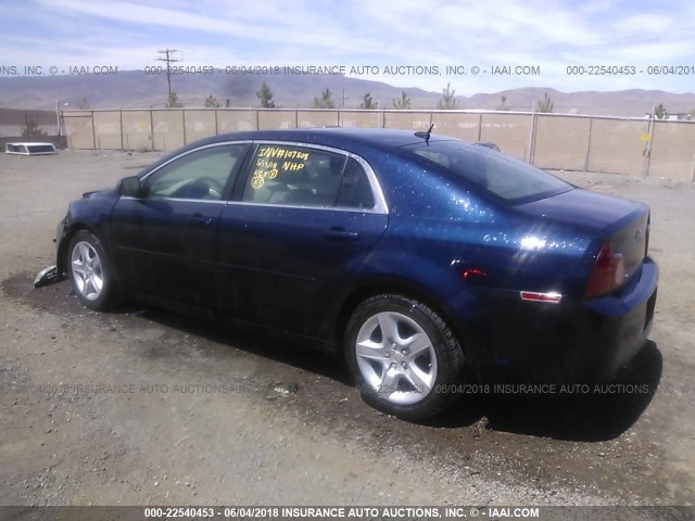 1G1ZB5E1XBF330477 - 2011 CHEVROLET MALIBU LS 深蓝色 照片 3