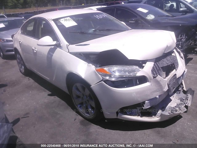 2G4GS5EK8C9172220 - 2012 BUICK REGAL PREMIUM WHITE photo 1