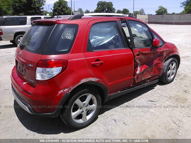 JS2YB417995101821 - 2009 SUZUKI SX4 TOURING RED photo 4