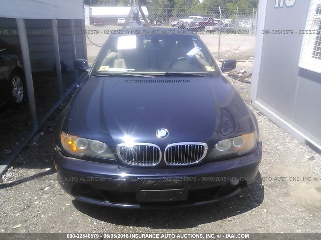 WBABW33474PG98451 - 2004 BMW 325 CI BLUE photo 6