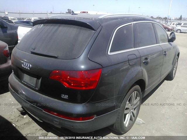 WA1AY74L79D009353 - 2009 AUDI Q7 3.6 QUATTRO BLUE photo 4