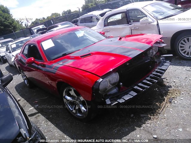 2C3CDYBT9EH284212 - 2014 DODGE CHALLENGER R/T RED photo 1