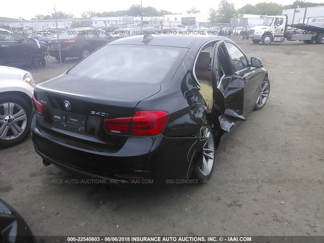 WBA8B7G55GNT95875 - 2016 BMW 340 XI BLACK photo 4