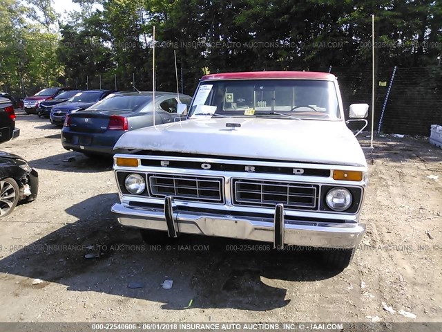F10GNY75789 - 1977 FORD F100 RED photo 6