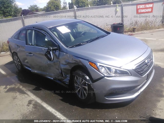 5NPE34AF2HH503857 - 2017 HYUNDAI SONATA SPORT/LIMITED SILVER photo 1