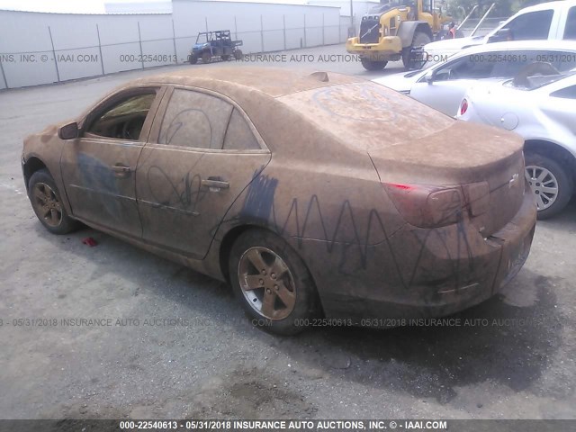 1G11B5SL7EF304295 - 2014 CHEVROLET MALIBU LS შავი ფოტო 3