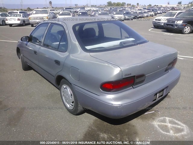 1Y1SK5267VZ438563 - 1997 GEO PRIZM LSI PURPLE photo 3