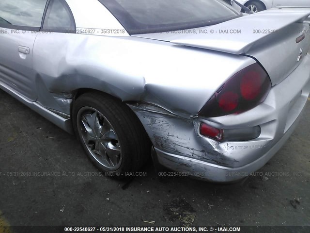 4A3AC54L0YE064886 - 2000 MITSUBISHI ECLIPSE GT SILVER photo 6