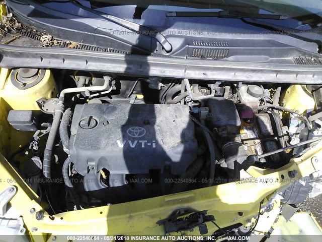 JTLKT334654016398 - 2005 TOYOTA SCION XB Сары фото 10