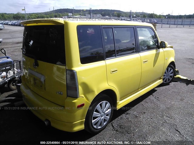 JTLKT334654016398 - 2005 TOYOTA SCION XB Сары фото 4