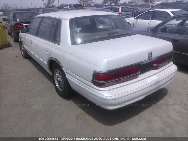 1LNLM9749RY661261 - 1994 LINCOLN CONTINENTAL EXECUTIVE WHITE photo 3