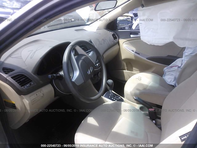 KMHCT4AE0DU478791 - 2013 HYUNDAI ACCENT GLS/GS TAN photo 5