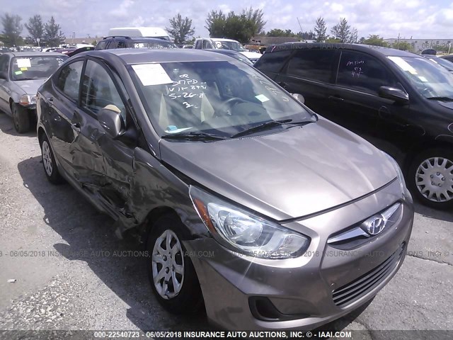 KMHCT4AE0DU478791 - 2013 HYUNDAI ACCENT GLS/GS TAN photo 6