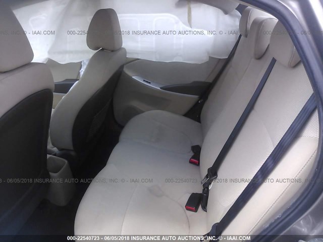 KMHCT4AE0DU478791 - 2013 HYUNDAI ACCENT GLS/GS TAN photo 8