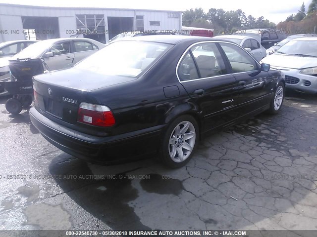 WBADT43403G033524 - 2003 BMW 525 I AUTOMATIC BLACK photo 4