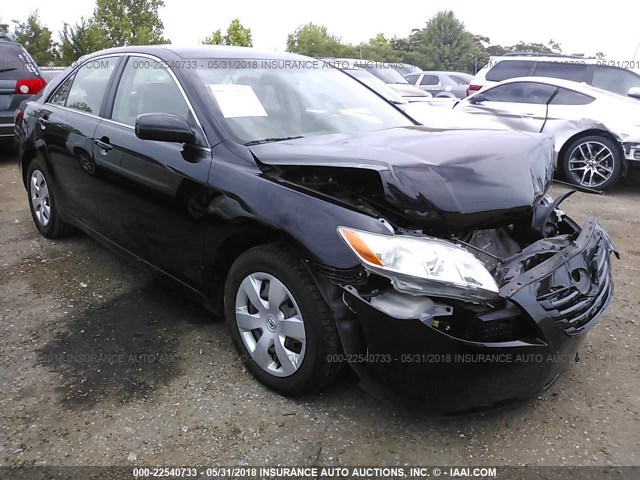 4T1BE46K67U704700 - 2007 TOYOTA CAMRY NEW GENERAT CE/LE/XLE/SE BLACK photo 1