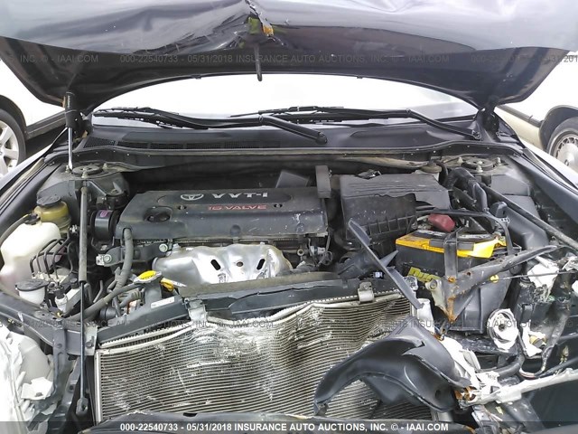 4T1BE46K67U704700 - 2007 TOYOTA CAMRY NEW GENERAT CE/LE/XLE/SE BLACK photo 10