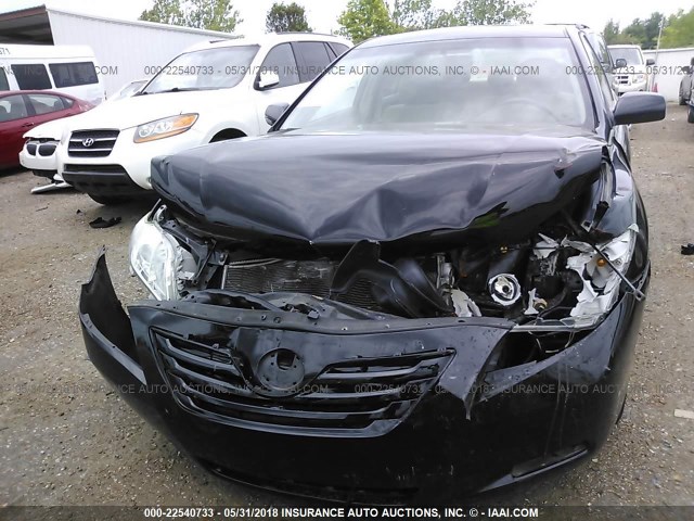 4T1BE46K67U704700 - 2007 TOYOTA CAMRY NEW GENERAT CE/LE/XLE/SE BLACK photo 6