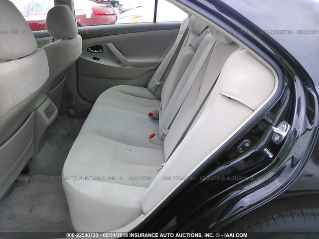 4T1BE46K67U704700 - 2007 TOYOTA CAMRY NEW GENERAT CE/LE/XLE/SE BLACK photo 8