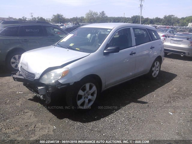 2T1KR32E68C714208 - 2008 TOYOTA COROLLA MATRIX XR SILVER photo 2