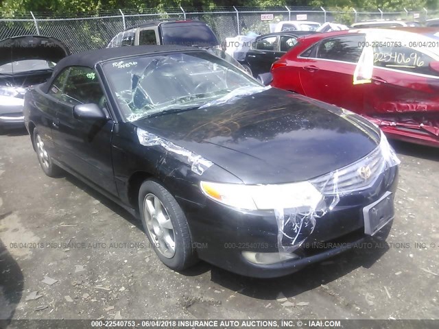 2T1FF28P72C596755 - 2002 TOYOTA CAMRY SOLARA SE/SLE BLACK photo 1