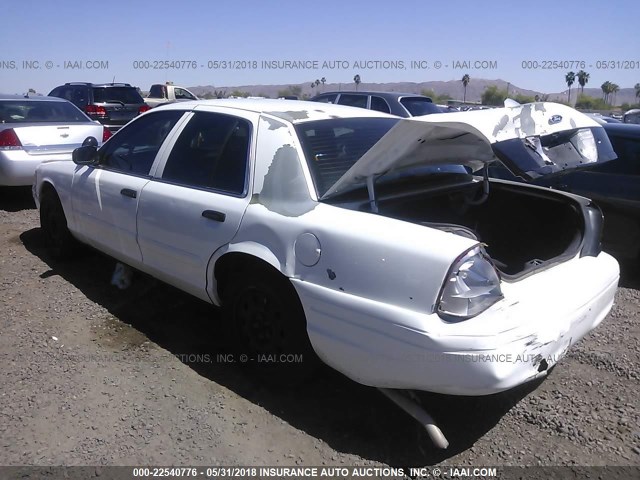 2FAHP71W47X129161 - 2007 FORD CROWN VICTORIA POLICE INTERCEPTOR WHITE photo 3