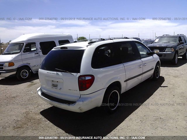 2B4GP44341R278524 - 2001 DODGE GRAND CARAVAN SPORT WHITE photo 4