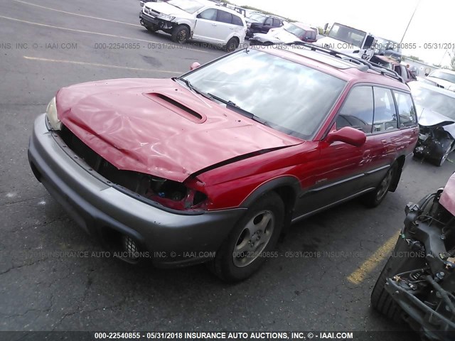 4S3BG6858W7607822 - 1998 SUBARU LEGACY 30TH ANN OUTBACK/LTD/SPT RED photo 2