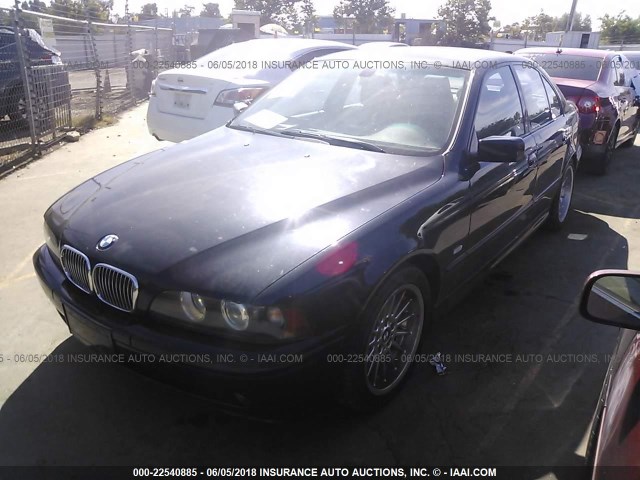 WBADN634X1GM71065 - 2001 BMW 540 I AUTOMATIC أسود صورة 2