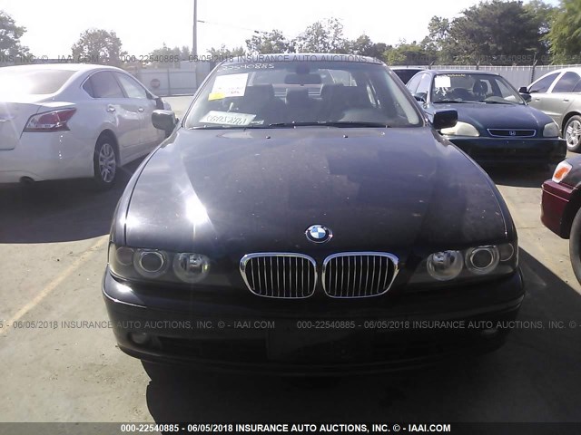 WBADN634X1GM71065 - 2001 BMW 540 I AUTOMATIC أسود صورة 6