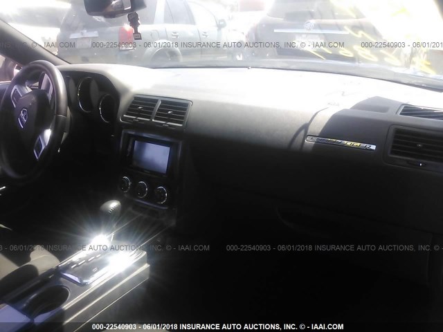 2C3CDYAG2CH268614 - 2012 DODGE CHALLENGER SXT BLUE photo 5